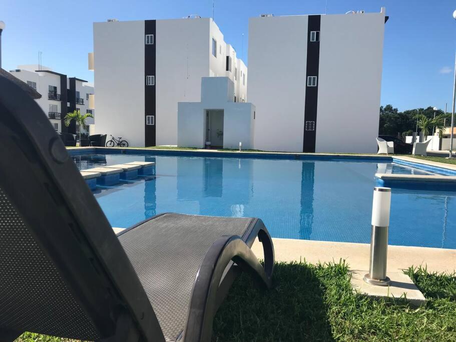Apartamento Depa de PLAYA c/ALBERCA cerca de la 5a AVENIDA Playa del Carmen Exterior foto