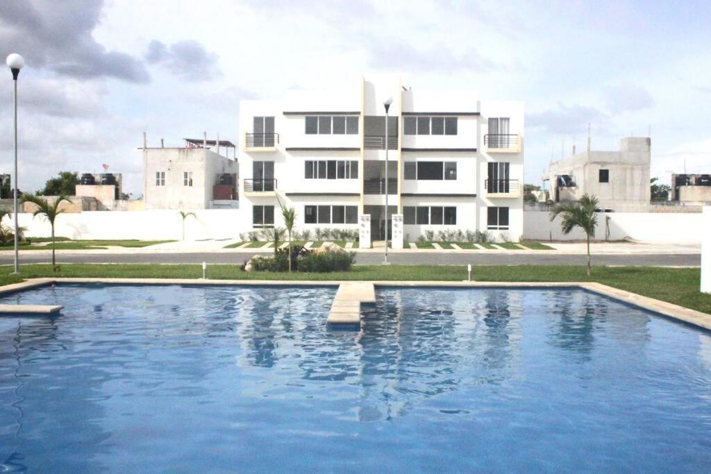 Apartamento Depa de PLAYA c/ALBERCA cerca de la 5a AVENIDA Playa del Carmen Exterior foto